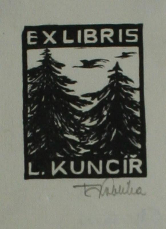 František Kobliha - Ex libris L. Kuncíř