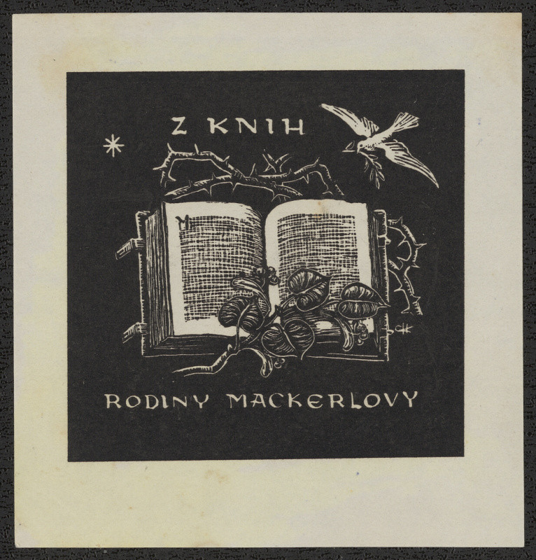 Antonín Kameník - Exlibris Rodiny Mackerlovy