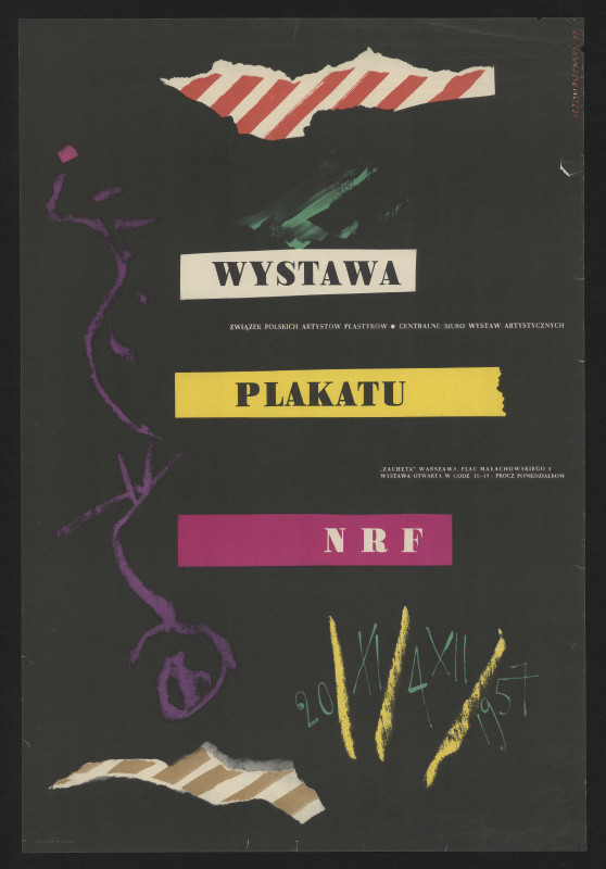 Henryk Tomaszewski - Wystawa plakatu NRF