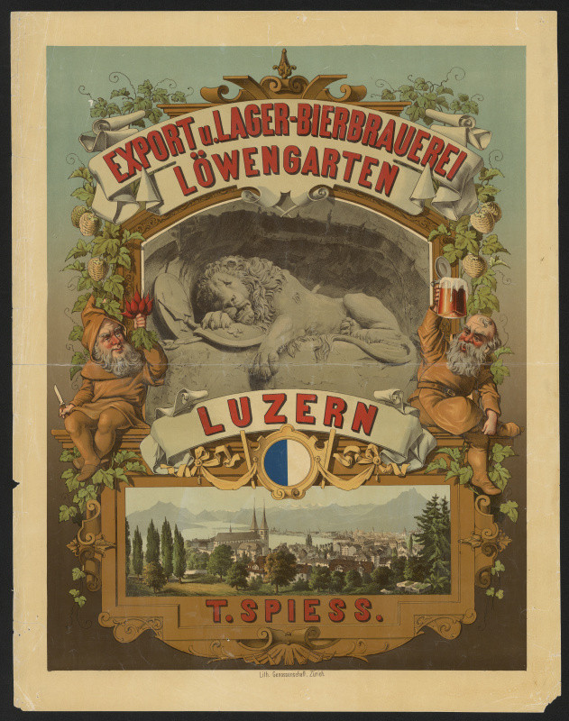 neznámý - Export n. Lager-Bierbrauerei Löwengarten