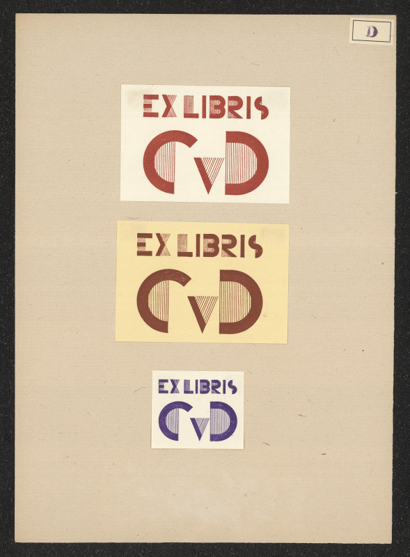 Constant van Dijk - Exlibris Siet van Constant