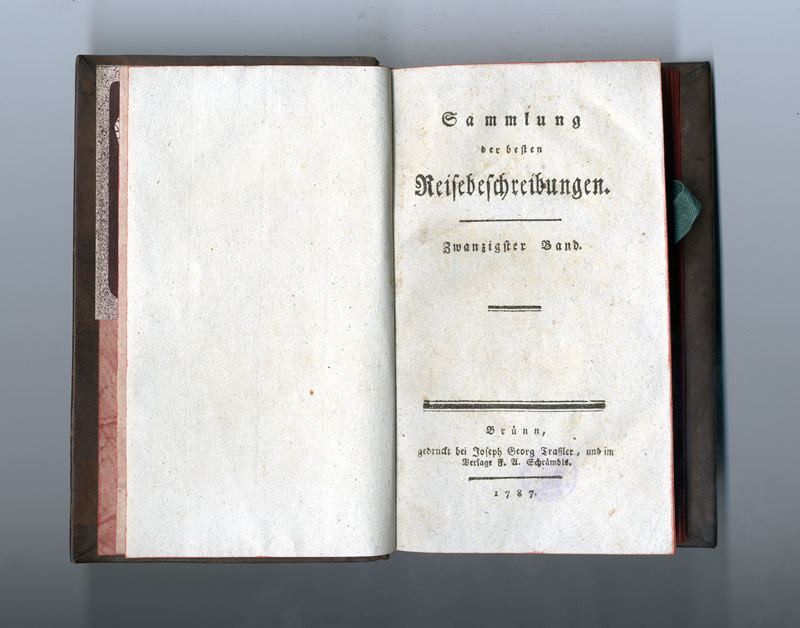 Franz Anton Schrämbl, neurčený autor, Joseph Georg Traßler - Sammlung der besten Reisebeschreibungen. Zwanzigster Band