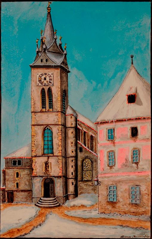 Mořic (Mauritz) Vilém Trapp - Kostel sv. štěpána v Praze