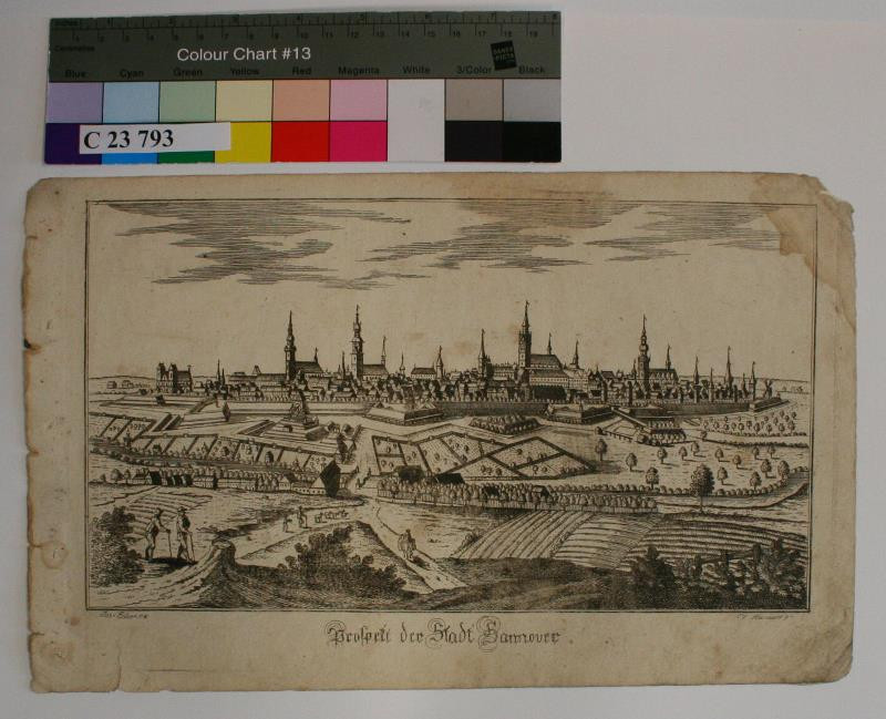 Cl. Hanauer - Prospekt  der  Stadt  Hannover