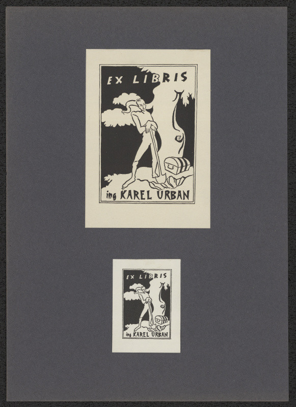 Josef Holler - Ex libris Ing. Karel Urban