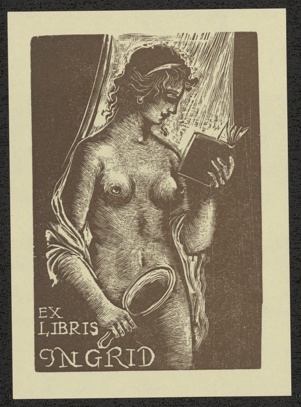 Josef Hodek - Ex libris Ingrid