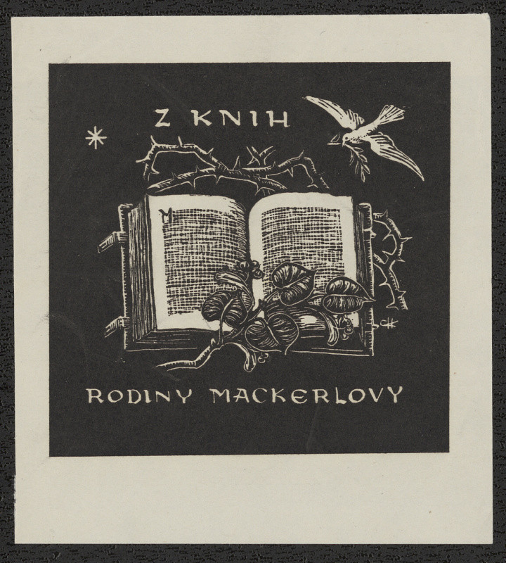 Antonín Kameník - Exlibris Rodiny Mackerlovy