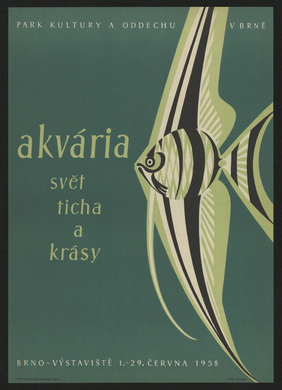 neznámý - Akvária - svět ticha a krásy, Brno Výstaviště 1.-29.6.1959