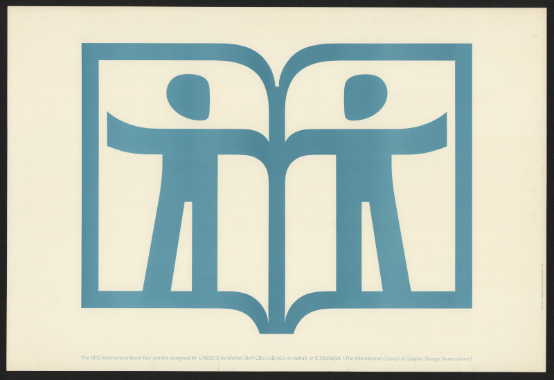 Michel Olyff - The 1972 International Book  Year Symbol Designed fo UNESCO