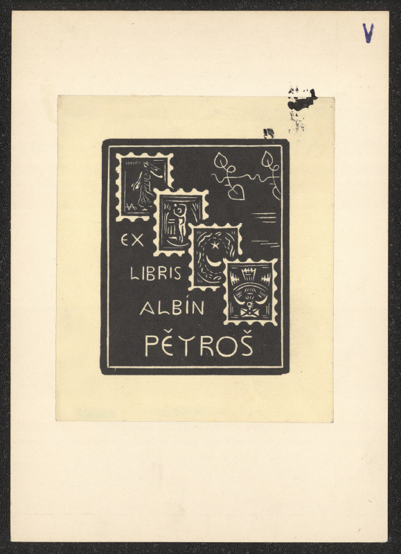 Josef Váchal - Ex libris Albin Pěyroš