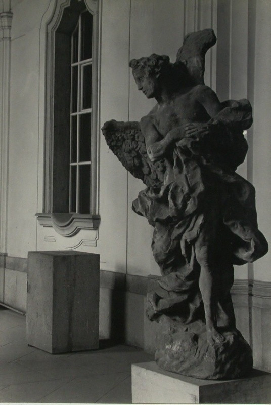Jan Svoboda - Bez názvu (Anděl, Matyáš Bernard Braun), z cyklu Pojednání o plastice / Untitled, from the Essays on Sculpture cycle