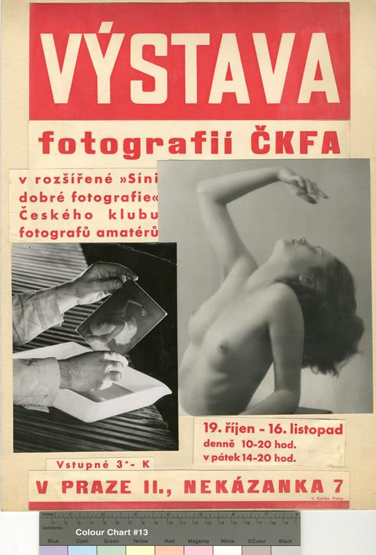Jindřich Hatlák - Návrh plakátu pro výstavu ČKFA