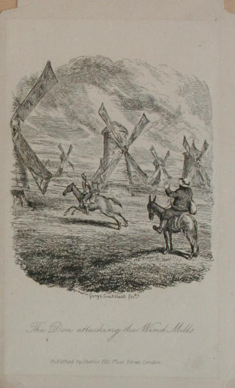 George Cruikshang - Illustrations of Don Quichote
