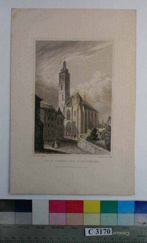 Johann Gabriel Friedrich Poppel - Die  St.  Jacobskirche  in  Kuttenberg