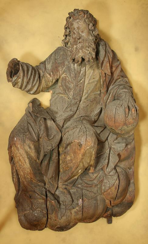 neznámý sochař středoevropský / německý - Bůh Otec z Korunování P. Marie