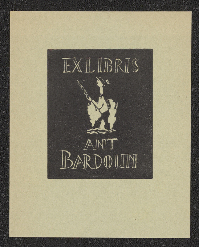 Antonín Bardoun - Exlibris Ant. Bardoun