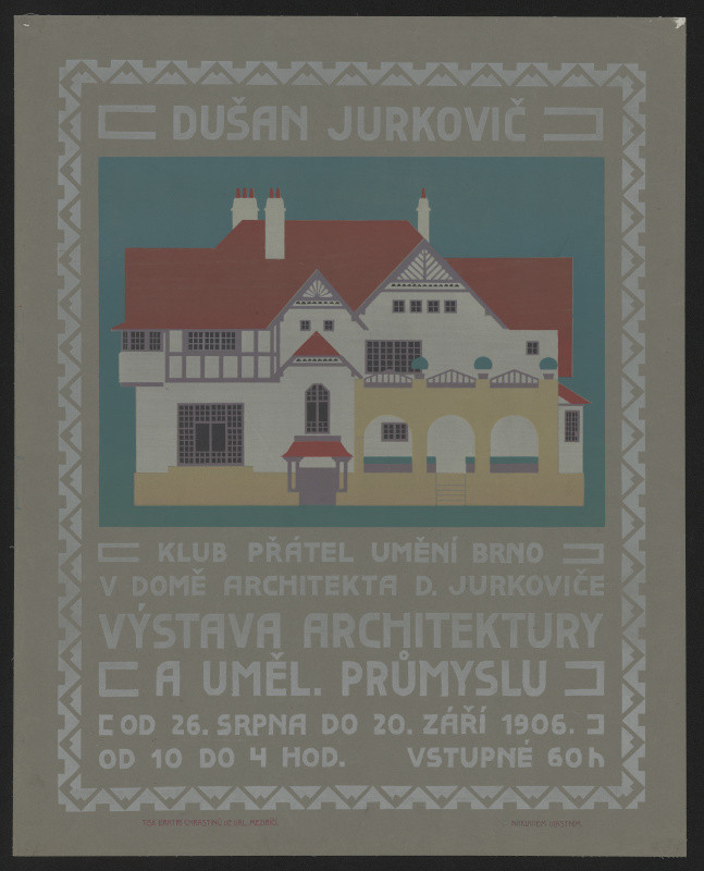Dušan Samuel Jurkovič - Výstava Klubu P.U. v Brně (D. Jurkovič)