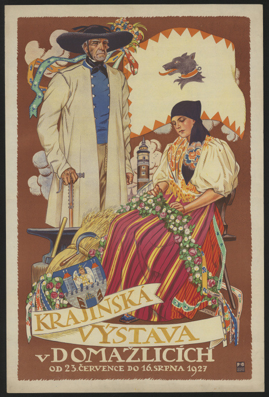 Josef Wenig - Krajinská výstava v Domažlicích 1927
