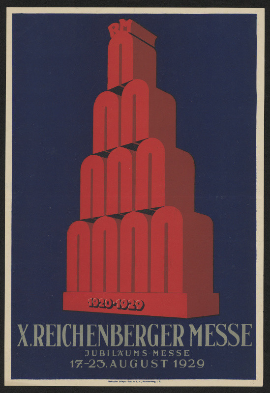 neznámý - X. Reichenberger Messe- Jubiläums Messe ... 1929