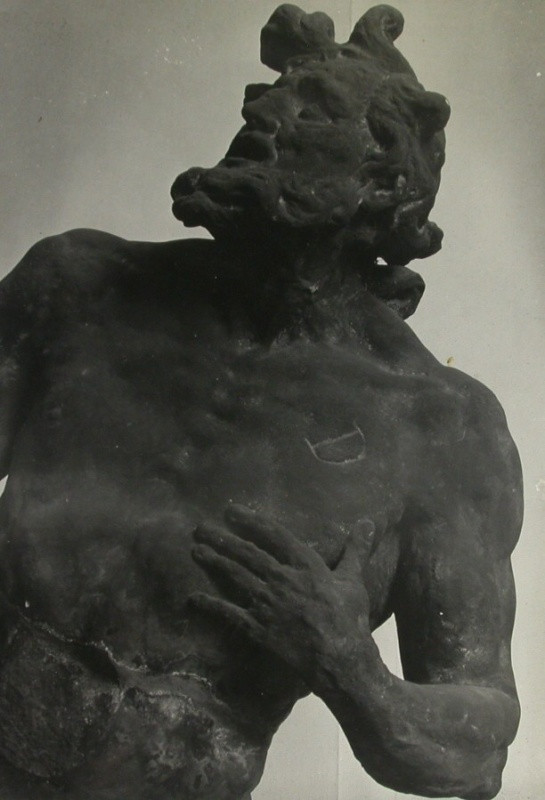 Jan Svoboda - Bez názvu (Vulkán, detail, Matyáš Bernard Branun), z cyklu Pojednání o plastice / Untitled, from the Essays on Sculpture cycle