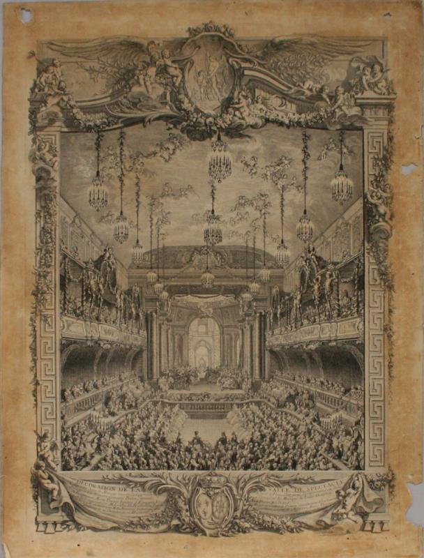Charles Nicolas Cochin/1715 - Decoration de la salle de Spectacle