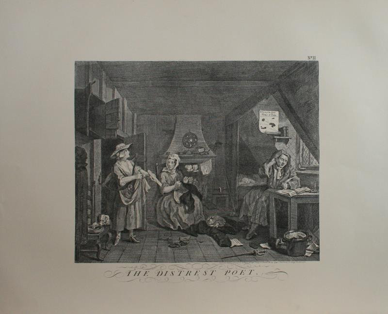 William Hogarth - The Distrest Poet