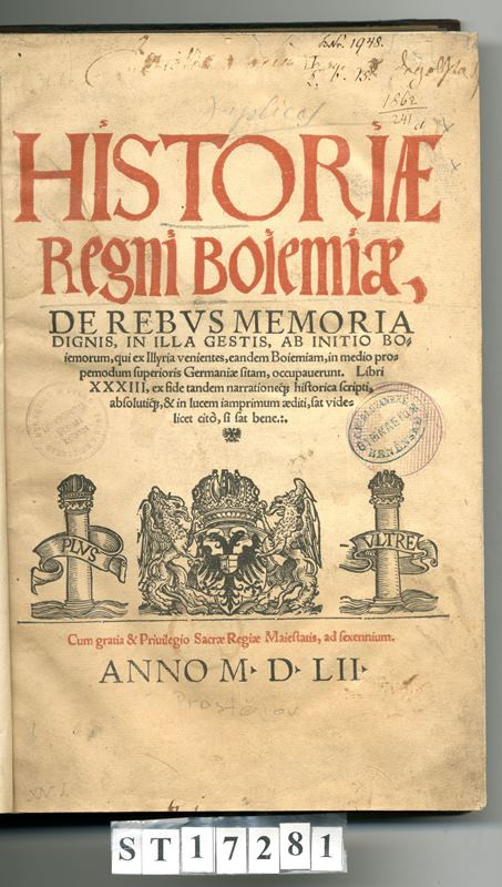 Jan Dubravius, Jan Günter - Historiae regni Boiemiae