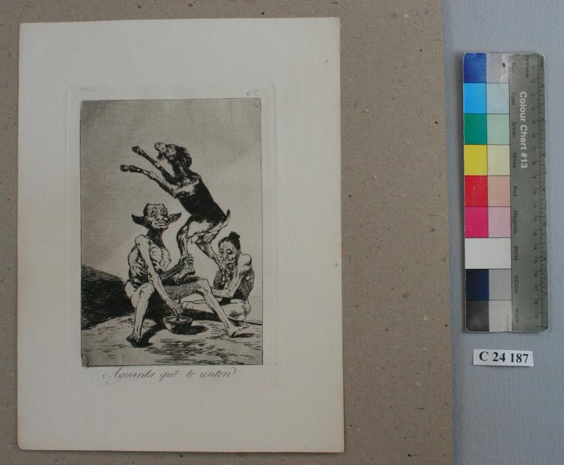 Francesco de Goya - Aguarda que te unten