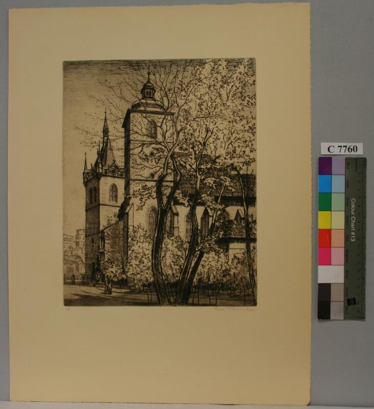 Arno Nauman - Kostel sv. Jindřicha (Nové Město 1940)