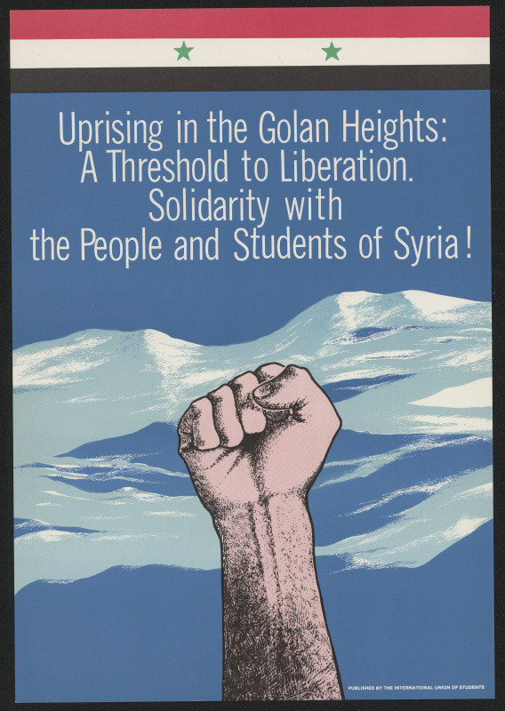 neznámý - Uprising in the Golan Heights: Solidarity with the People of Syria!