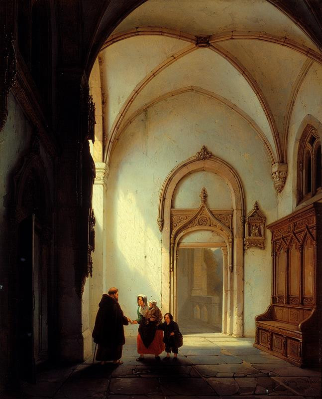 Georg Gillis van Haanen - Interiér kostela (Uvnitř kostela)