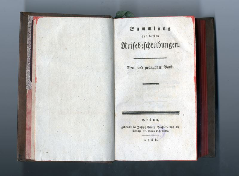 Joseph Georg Traßler, Franz Anton Schrämbl, neurčený autor - Sammlung der besten Reisebeschreibungen. Drei und zwanzigster Band.