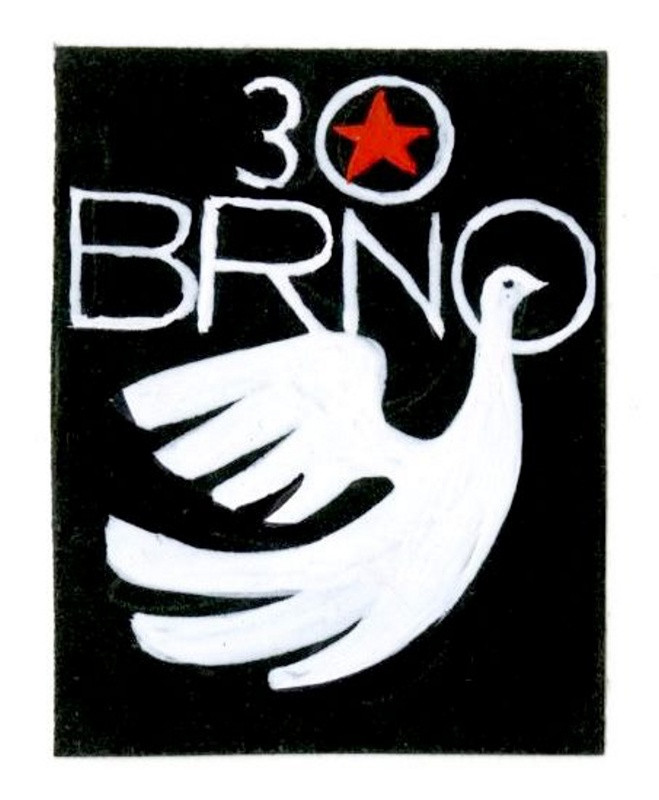 Jan Rajlich st. - Emblém k 30. výročí osvobození Brna