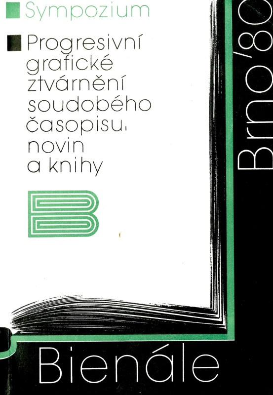 Jan Rajlich st. - Symposium Progresivní grafické ztvárnění soudobého časopisu, novin a knihy. IX. bienále ˇ80