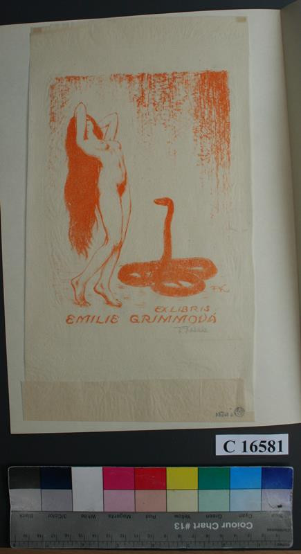 František Kobliha - Ex libris Emilie Grimmová