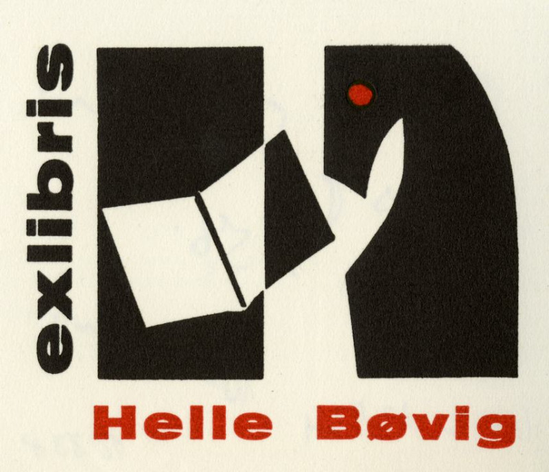 Hans Pedersen - Ex libris Helle Bovig