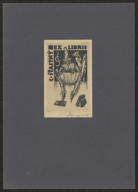 Vítězslav Fleissig - Ex libris C. Šťastný