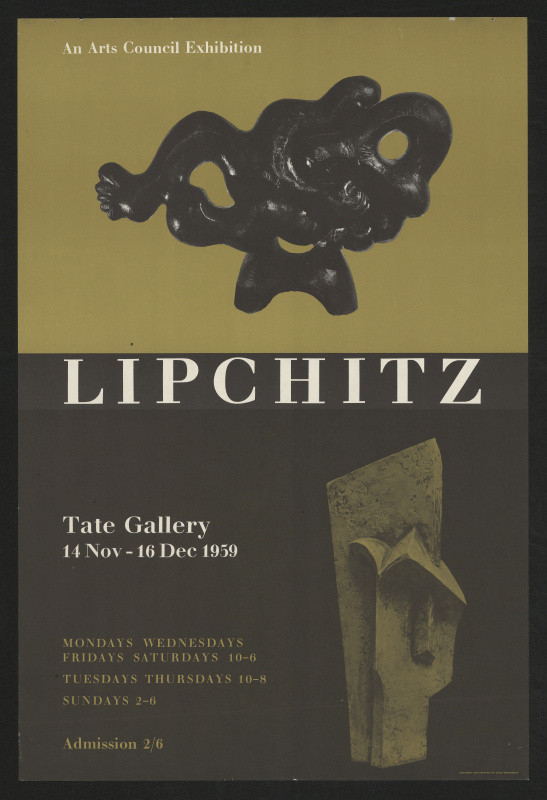 neznámý - plastiky Jaques Lipchitz, Tate Gallery