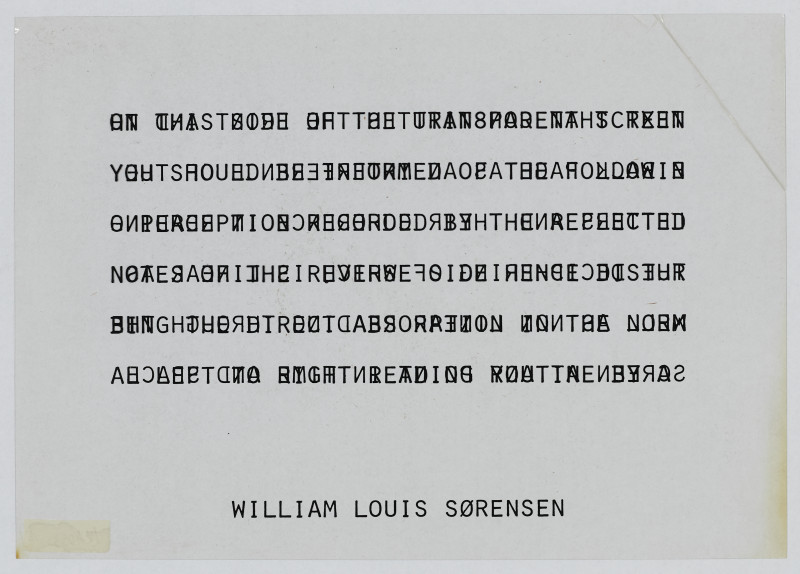 William Louis S?rensen - bez názvu