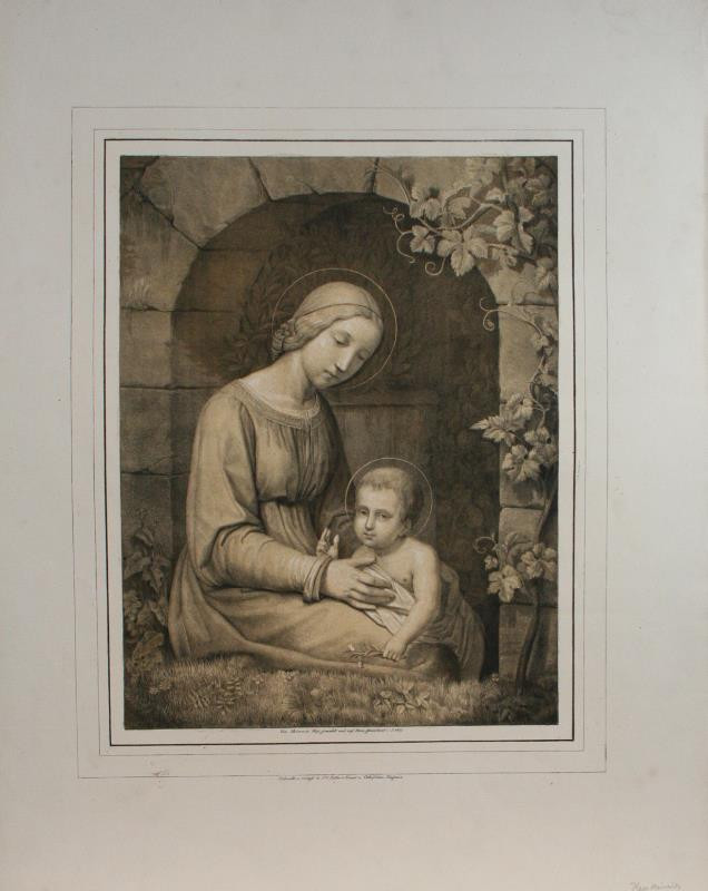 Heinrich Maria von Hess - Madona s dítětem a 2 andílky