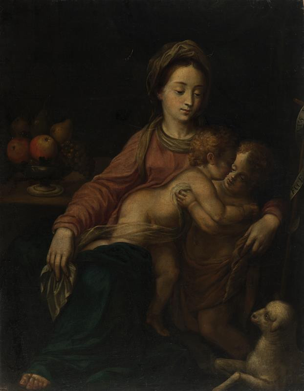 neznámý malíř - P. Maria s Ježíškem a sv. Janem