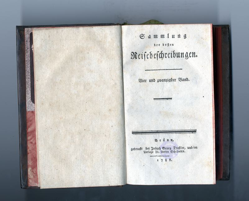 neurčený autor, Joseph Georg Traßler, Franz Anton Schrämbl - Sammlung der besten Reisebeschreibungen. Vier und zwanzigster Band