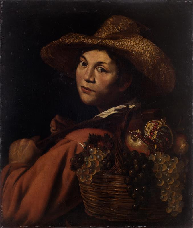 Giacomo Antonio Ceruti - Chlapec s košíkem ovoce