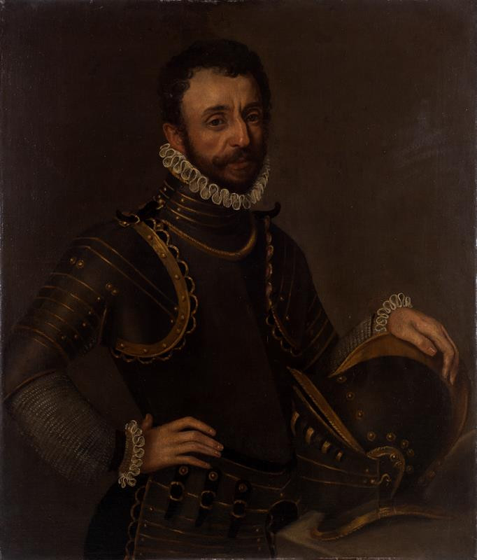Leandro Bassano (dílna) - Portrét benátského generála Pietra Barbariga (?)