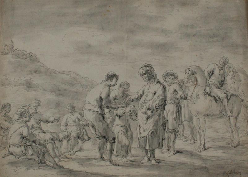 Leonaert Bramer - Josef prodávaný do otroctví