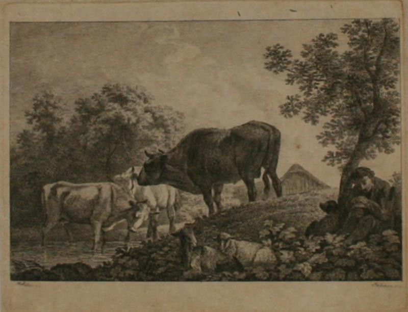 Josef Mössmer - Pasení  dobytka