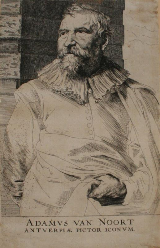 Anthony van Dyck - Portrét Adama van Noort