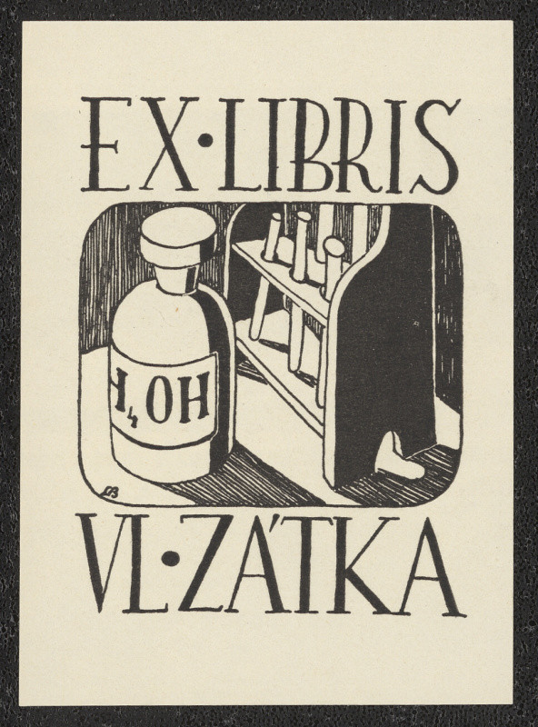 Z. Buriánek - Ex Libris Vl. Zátka