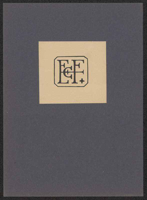Rudolf Klíma - Ex libris C.F.T.