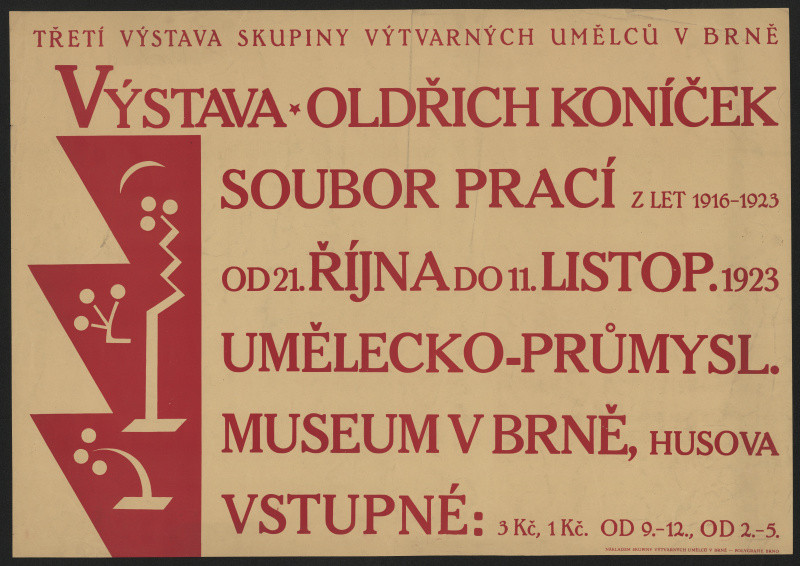 neznámý - Výstava Oldřicha Koníčka v Brně (III. výst. S.V.U.)